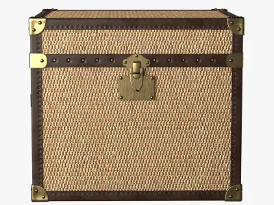 MAYFAIR RATTAN SIDE TABLE 3D model