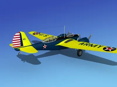 Martin B-10 V04 USAAC 3D model