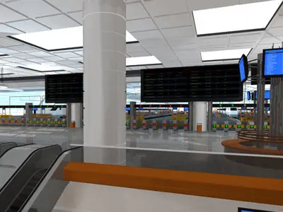 Central station 3D model buy