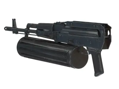 AK-74 PP-19 Mag Low Poly PBR Realistic Low-poly 3D model