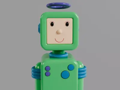 Simply robot 3D model