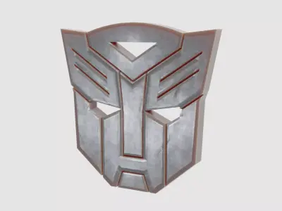 transformers icon Free low-poly 3D model
