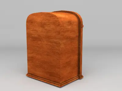 vintage radio Low-poly 3D model purchase