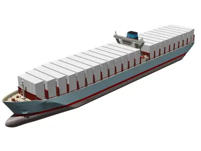 Container Ship 3D model from CGTrader
