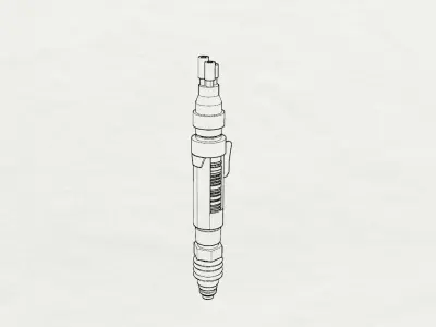 Doctor Who Masters Laser Screwdriver Replica Miniature 3D print model