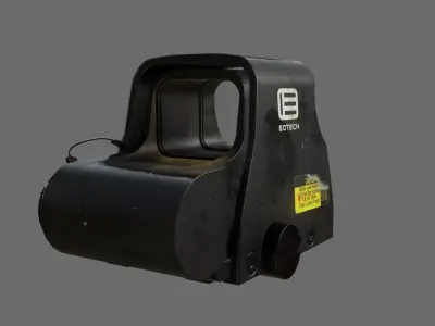 EOTECH XPS2 Holographic Weapon Sight Low-poly 3D model
