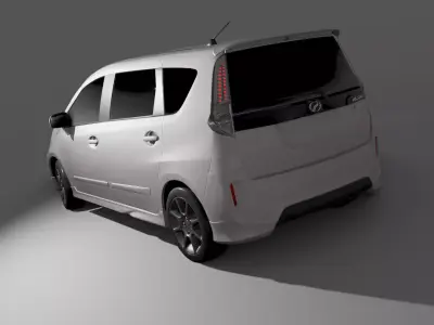 Perodua Alza D49A Facelift 2014 3D model