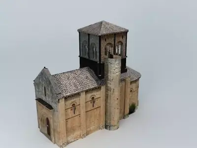 Church of San Pedro de Tejada Free 3D model