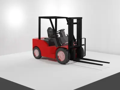 Forklift 3D model shop