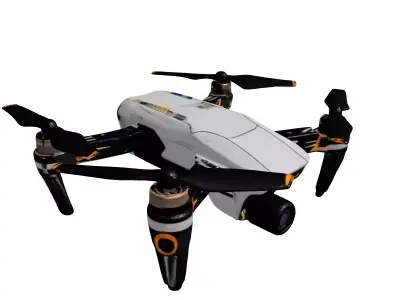 Modern Foldable Camera Drone Model 3D model
