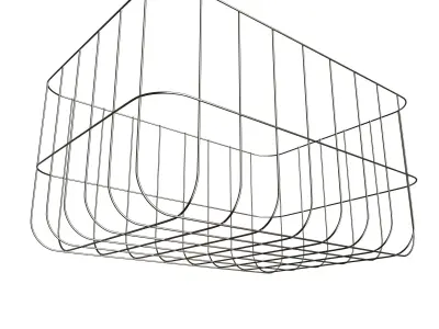 Basket wire Low-poly 3D model