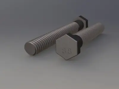 Bolts Metric 88 grade 3D model