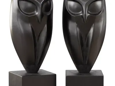 Owl figurine 3D model