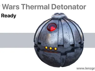 Grenade - Star Wars Thermal Detonator Low-poly 3D model
