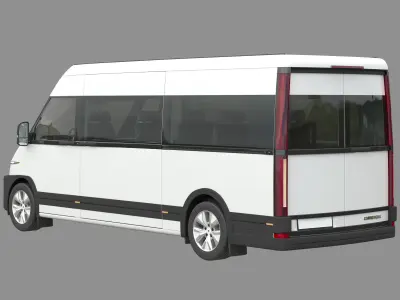 Generic Commercial MINIBUS Prototype 2 3D model