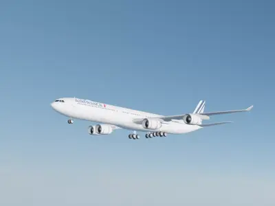 Airbus A340-600 Air France 3D model