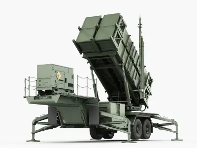 MIM-104 Patriot launcher 3D model
