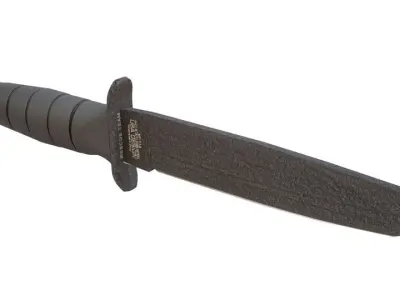 Mtech Combat Knife Free low-poly 3D model