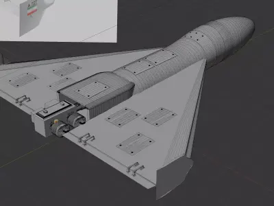Drone Shahed 3D model