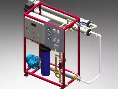 Dessalinizador 400L-H 3D model