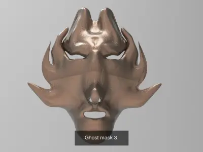 Ghosts sculpture collection  3D Model Pack purchase