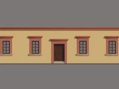 Mexican House  3 Houses  3D model