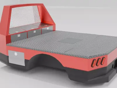 FLATBED FOR TRUCK CUSTOM  3D model
