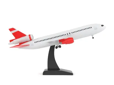 Toy Airplane 3D model 4