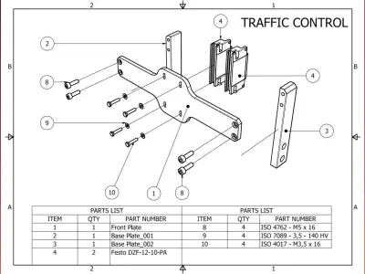 Conveyor Traffic Controller Free 3D model