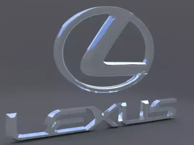 Lexus Logo 3D model