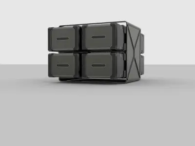 UNSC Military Crate 3D model