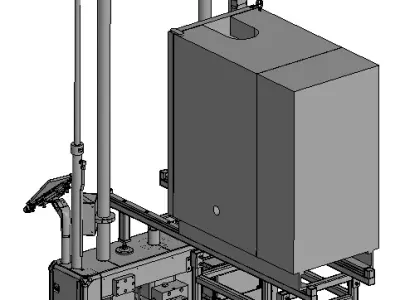 Servohydraulic Load Frames 100kN 3D model