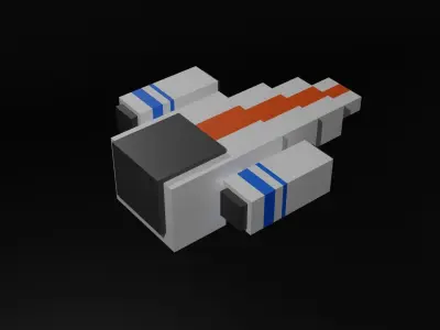 SpaceShip Free 3D model purchase