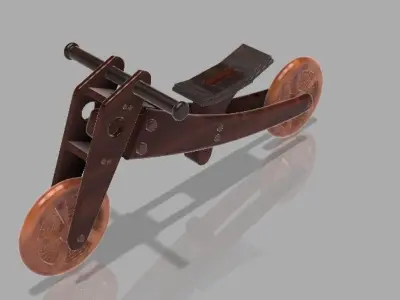 bike art fusion 3D print model