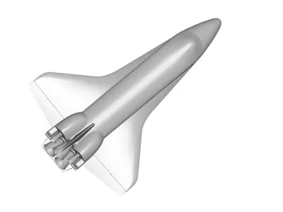 Space Shuttle 3D model 2