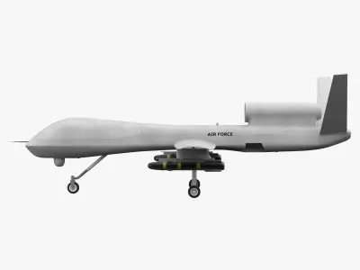 UAV Drone 3D model by weeray