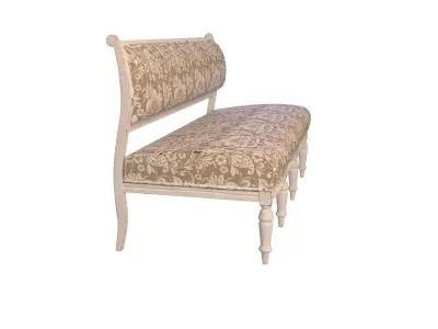 Antique Painted Sofa 3D model