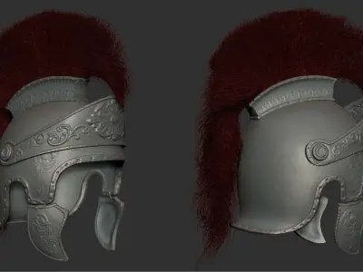 Roman  Praetorian Helmet 3D model