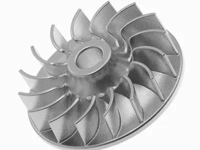 Automotive Engine Flywheel 3D print model