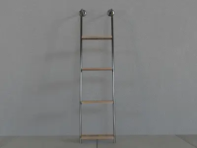 Industrial Style Bookshelf 3D model purchase