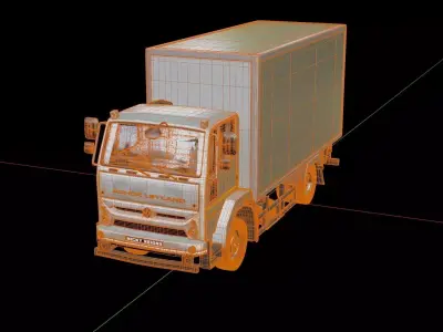 Ashok Leyland Ecomet Cargo Truck 3D model