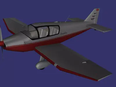 Robin DR 221 Dauphin Free low-poly 3D model