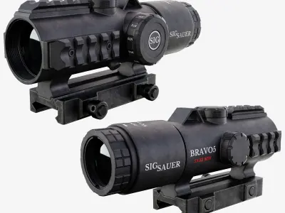 Optic  BRAVO5 5X32 MM 3D model