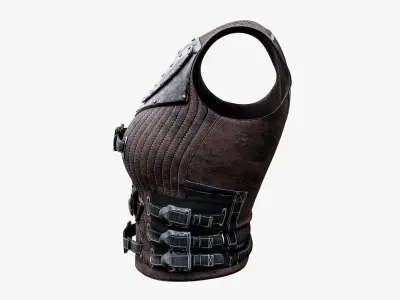Military Tactical Vest Low-poly 3D model