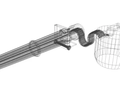 Gatling Gun Type 3 3D model
