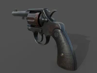Shotgun - Highpoly Model revolver 3D model