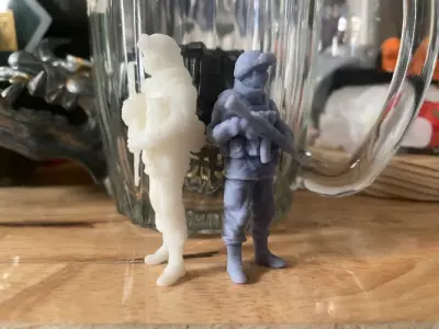 russian soldiers 3D print model