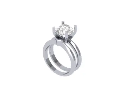 Wedding Ring  3D print model 405