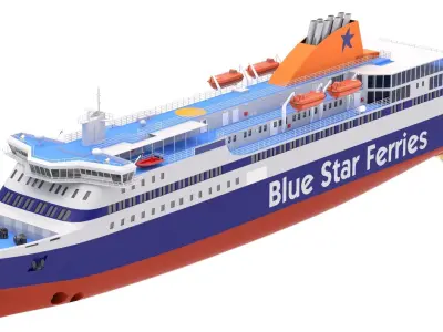 Blue Star Chios 3D model