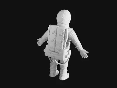 Astronaut 3D model 2